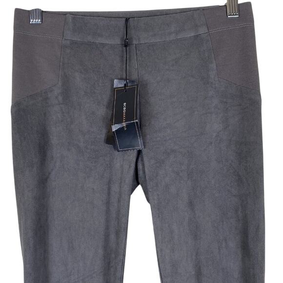 NWT BCBGMazAzria Paloma Faux Suede Leggings Womens XXS High Rise Equestrian Boho - Picture 3 of 8